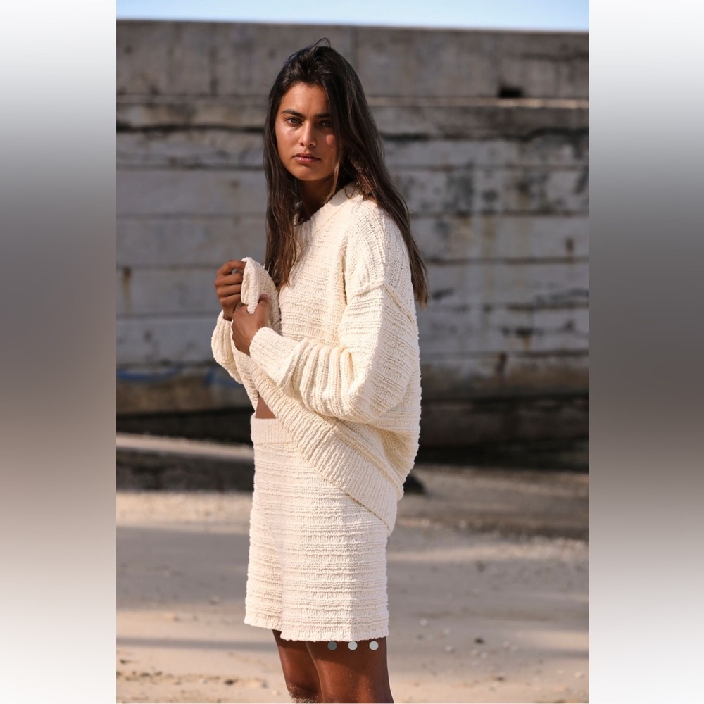 Free People Malibu Boo Knit Sweater Set